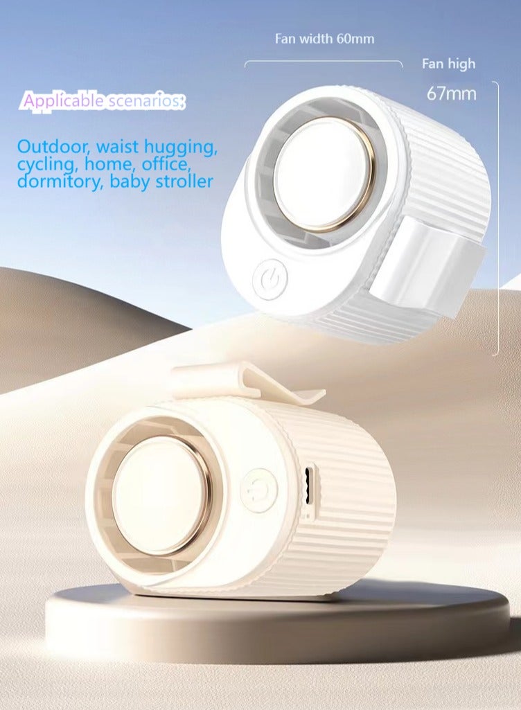 High-speed waist-mounted fan/Outdoor cycling/baby stroller/Cap clipable/desktop/mini/waist fan - Image 5