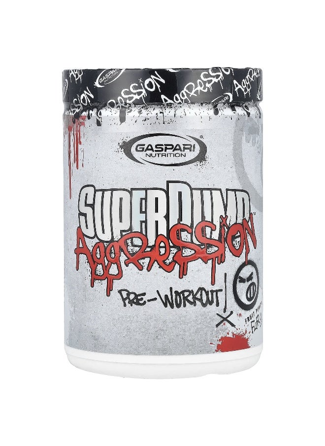 Gaspari Nutrition Gaspari Nutrition, SuperPump Aggression™ Pre-Workout, Fruit Punch Fury, 360 g  - Image 1
