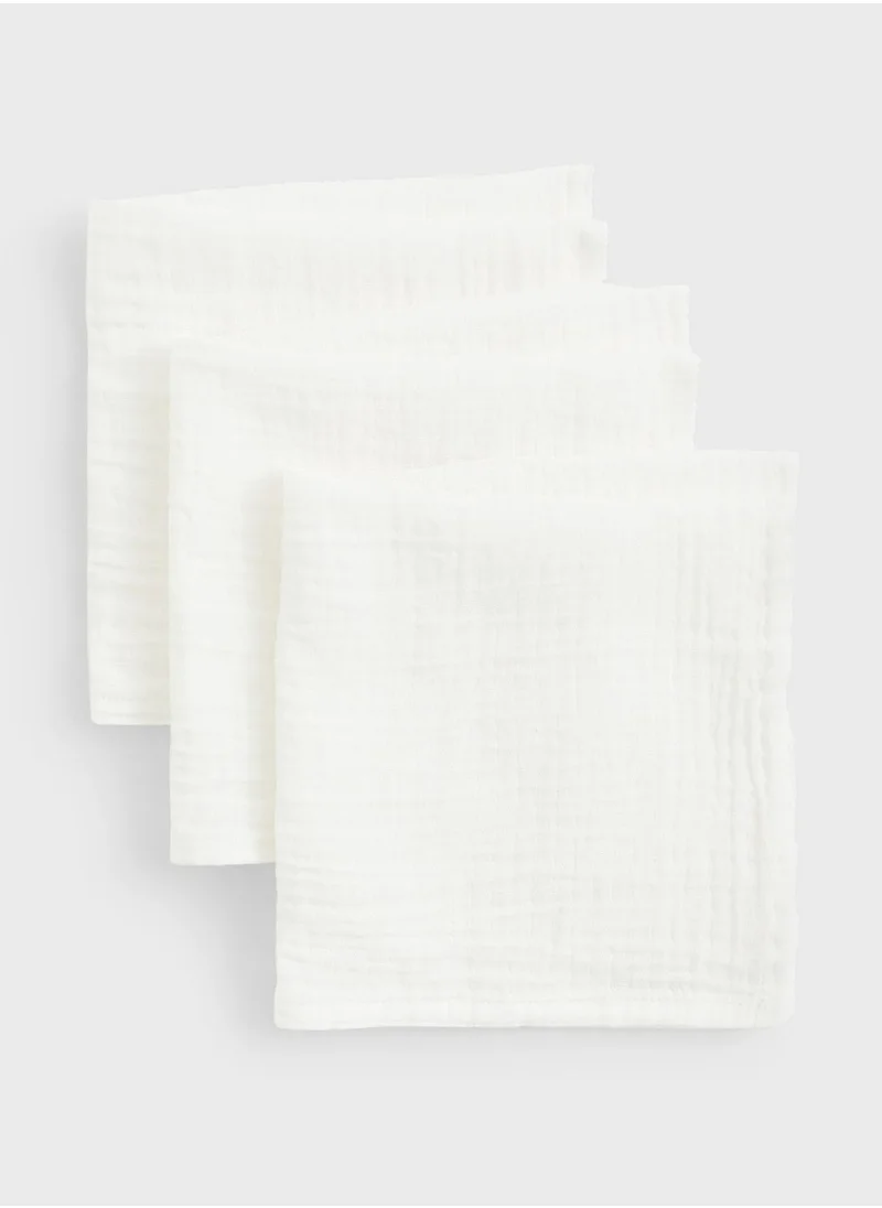 اتش اند ام 3-Pack Muslin Comfort Blankets