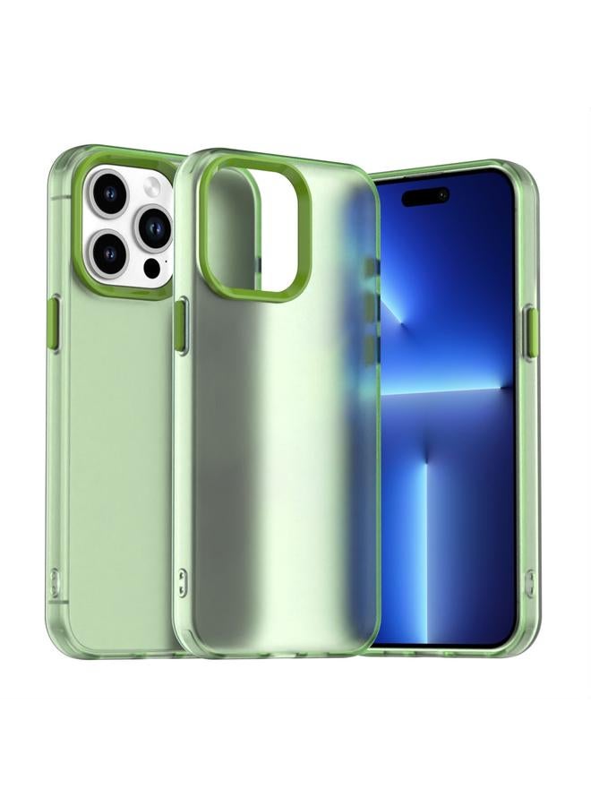 S-TOP Case For iPhone 15 Pro Candy PC Hybrid TPU Shockproof Phone Case - Image 1