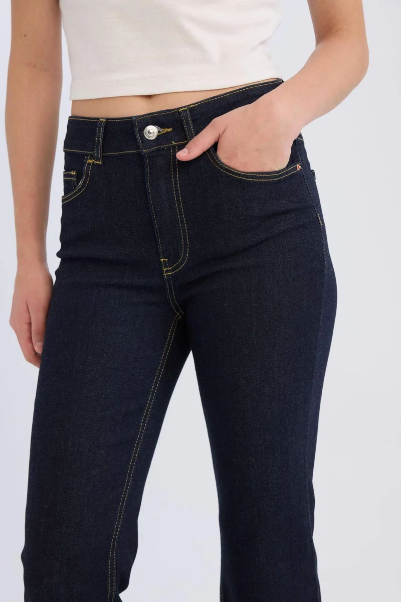 Defacto  Mia High Waist Long Jeans for Women | Best Price UAE