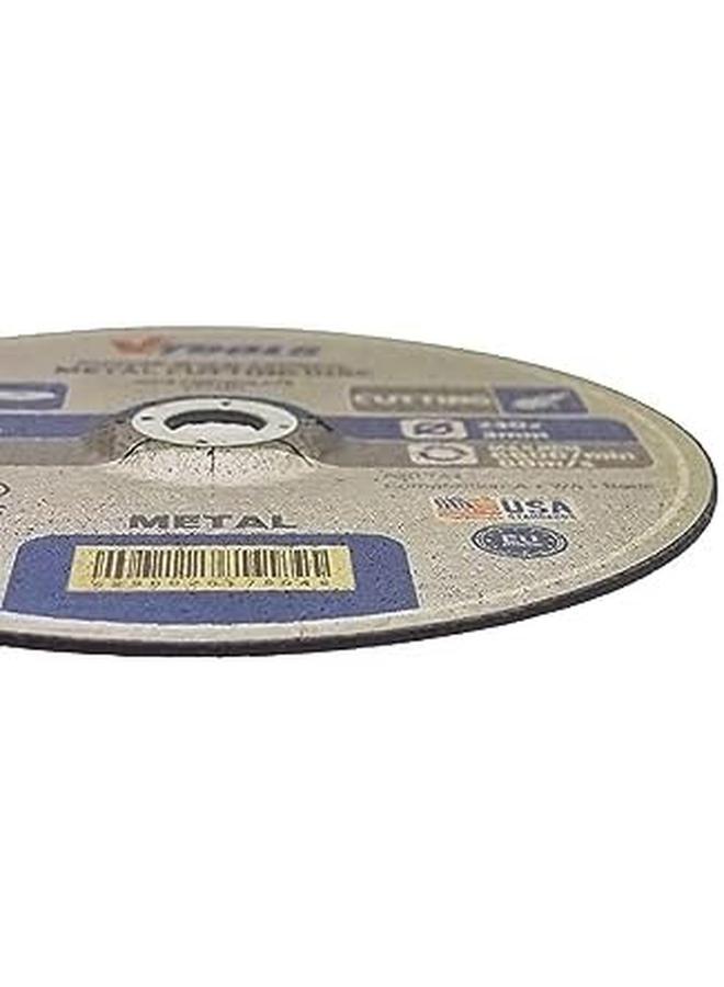 VTOOLS 230 Mm X 3 Mm Curved Metal Cutting Discs 9 Inch Metal Cutting Wheels For Angle Grinder Grey Vt1407 - Image 2