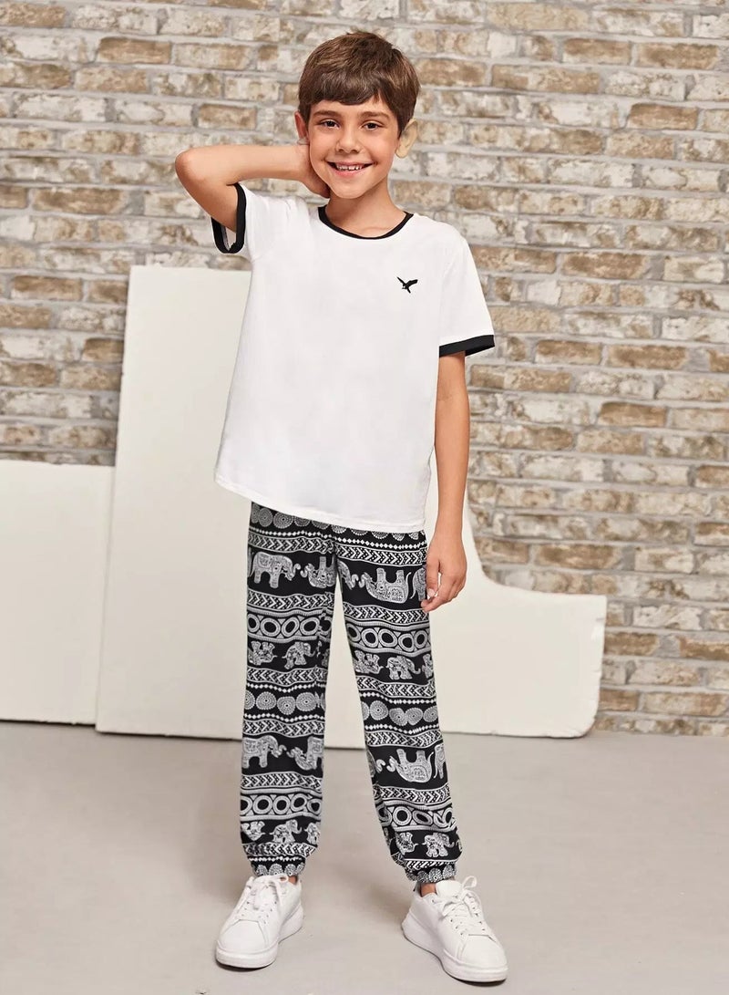 Boys Geo & Animal Print Pants - Image 5
