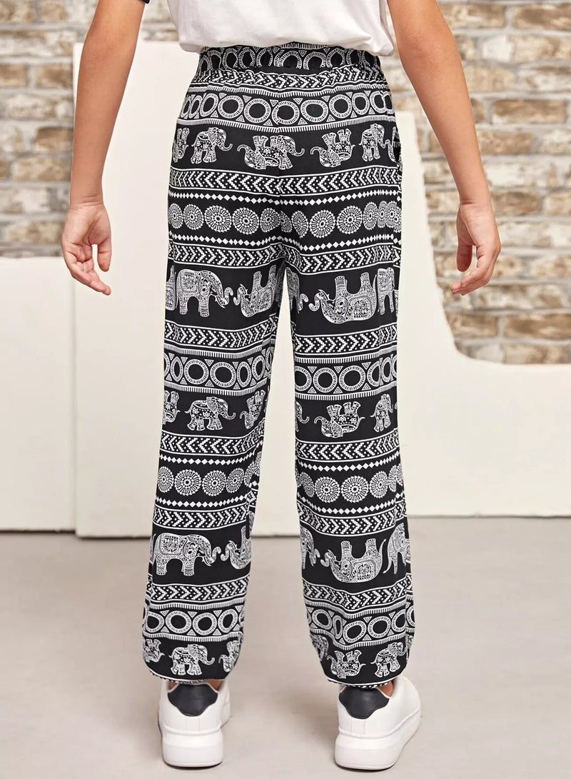 Boys Geo & Animal Print Pants - Image 2