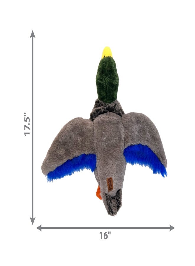 KONG Wild Low Stuff Creatures with Minimal Stuffing for Dogs (Mallard) - Image 4