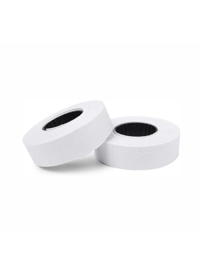 10 Rolls 5000 Pieces of Double Line White Price Stickers Price Label Paper for Price  Labeller