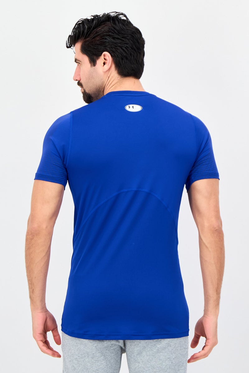 UNDER ARMOUR Men Sportswear Fit Short Sleeve Training T-Shirt, Blue - Image 2