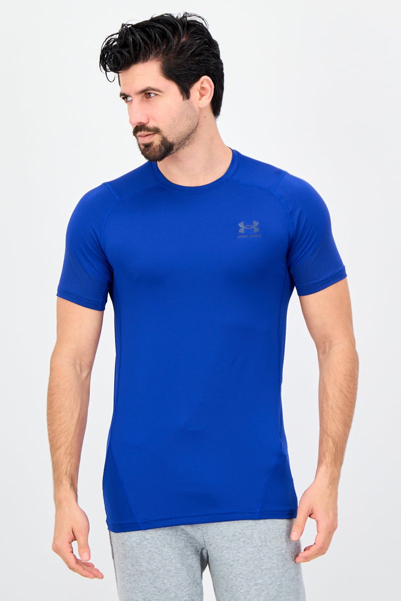 UNDER ARMOUR Men Sportswear Fit Short Sleeve Training T-Shirt, Blue - Image 1