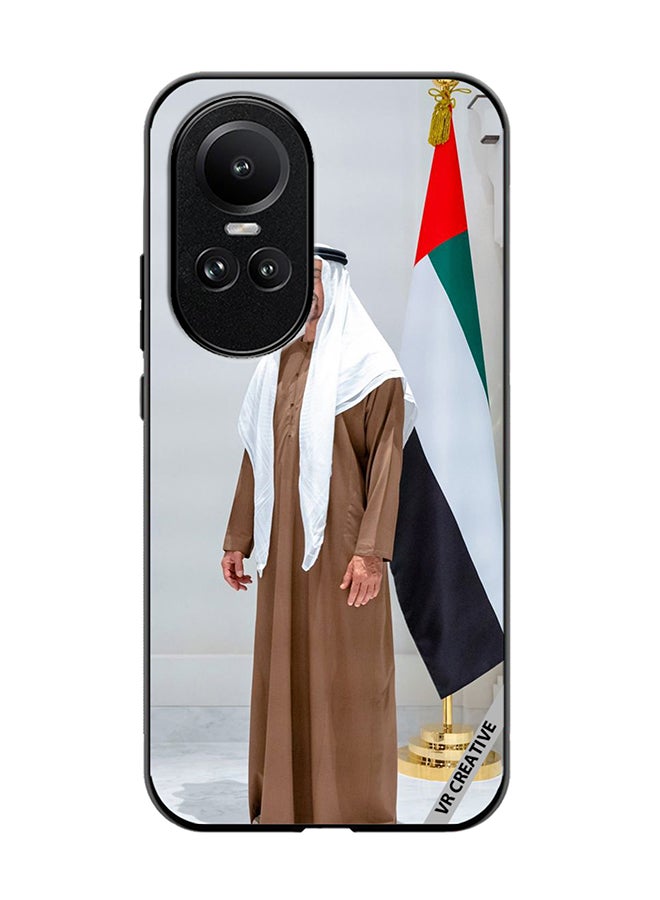 VR CREATIVE Protective Case Cover For Oppo Reno 10 Sheikh Mohamed Bin Zayed Al Nahyan Design Multicolour - Image 1