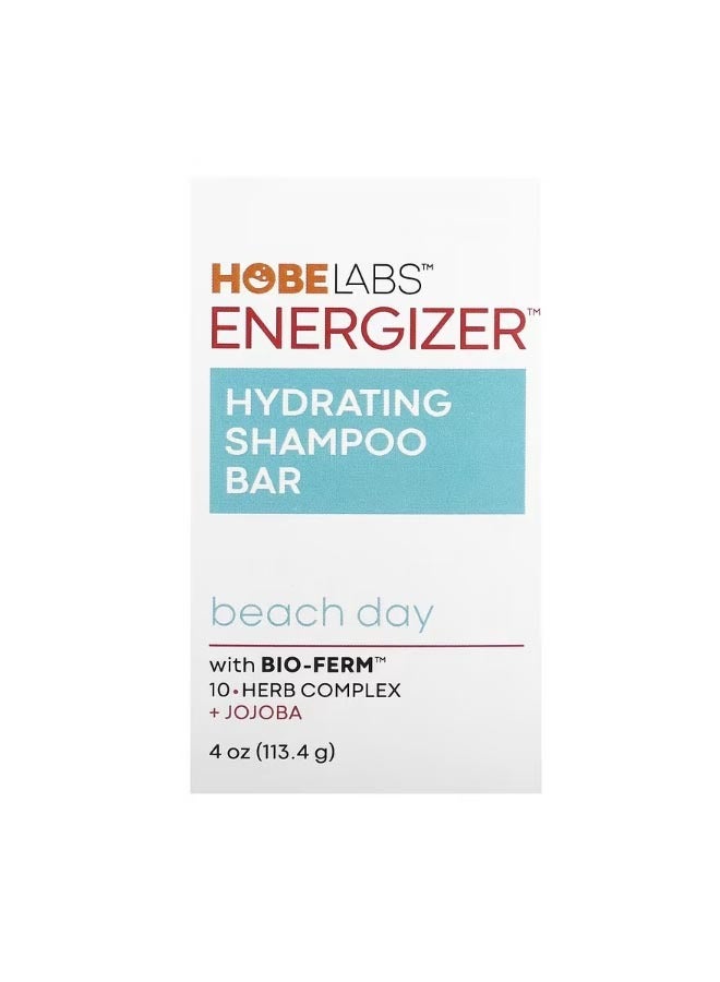 Hobe Labs Energizer Hydrating Shampoo Bar Beach Day 4 oz 113.4 g - Image 1