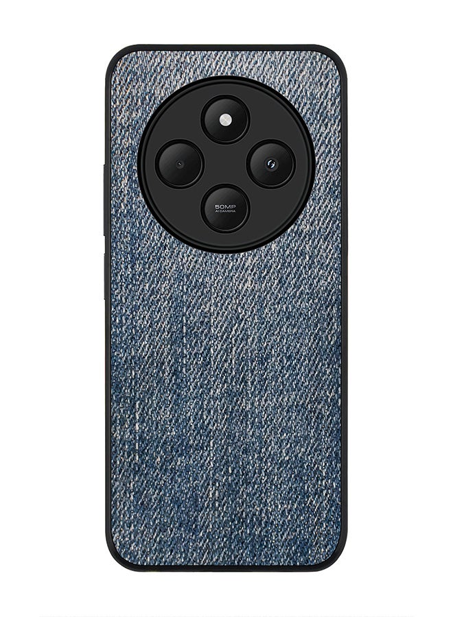 Stylizedd For Xiaomi Poco C75 Case,Slim fit Camera Protection, Shockproof Thin Phone cover - Dark Denim Print - Image 1