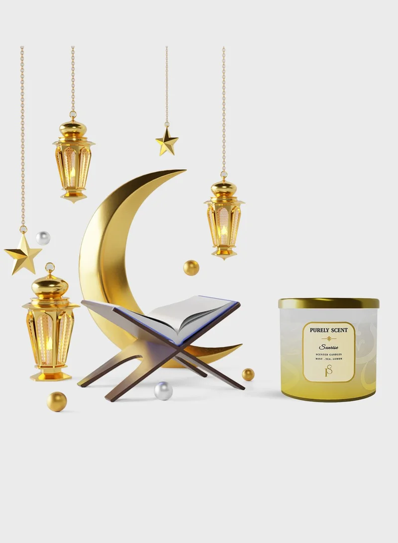 PURELY SCENT Sunrise 100% Soy Wax Candle