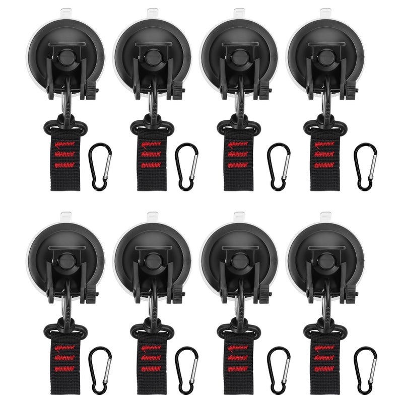 Suction Cup Anchor Heavy Duty Car Mount Luggage Tarps Tents Tie Down Tool Car Canopy Tensioner Multi-function Suction Cup Anchor with Buckle - Image 1