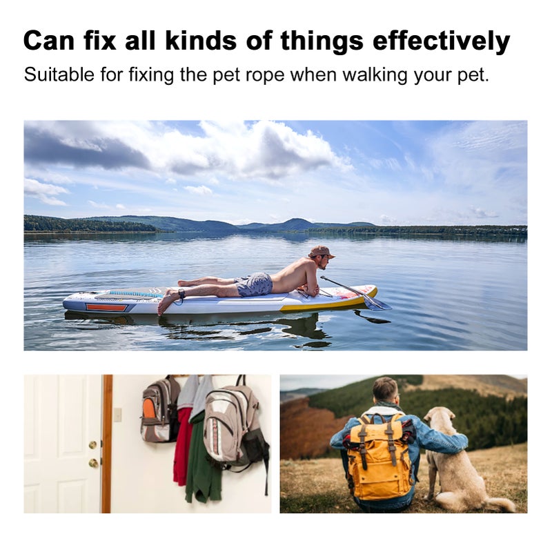 Suction Cup Anchor Heavy Duty Car Mount Luggage Tarps Tents Tie Down Tool Car Canopy Tensioner Multi-function Suction Cup Anchor with Buckle - Image 5
