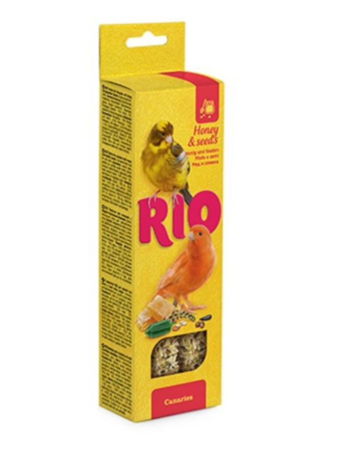 RIO Sticks for Canaries with Honey & Seeds – Nutritious Treats 2×40g