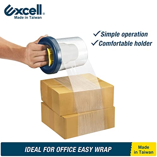 Excell SF-773 Hand Saver Stretch Film Dispenser with a Adjustable Brake for 3" Core Film, Stretch Wrap Dispenser, Wrap Handle with a Brake for Easy Packaging Experience (Adjustable Brake Edition) - Image 5