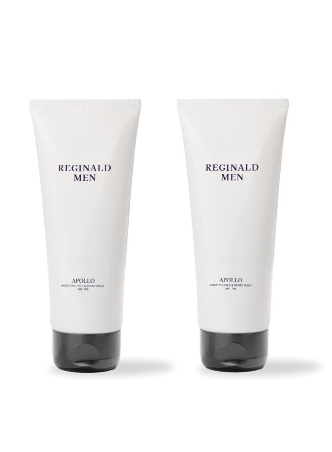 Reginald Men Apollo - Hydrating Face & Beard Wash | Deep Clean, Acne & Tan Control with 8 Actives Face Wash (200G) - Image 1