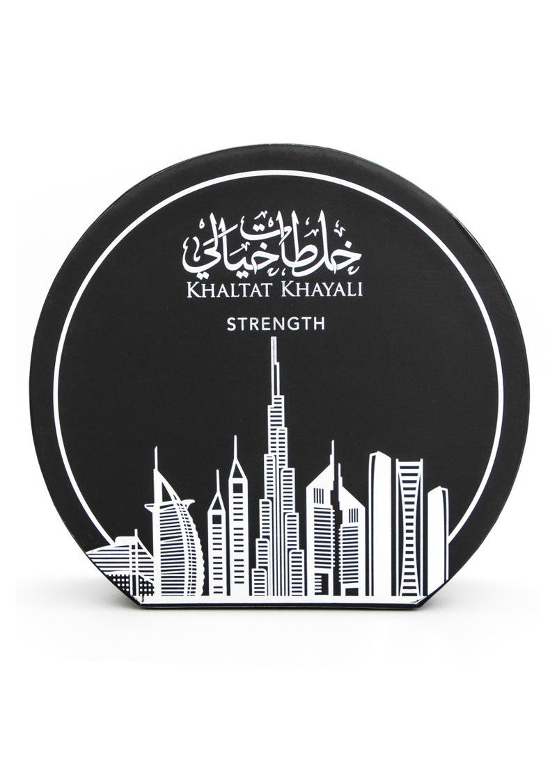 my perfumes STRENGTH from KHALTAT KHAYALI Solid Incense Bakhoor for Unisex, 100gm - Image 3