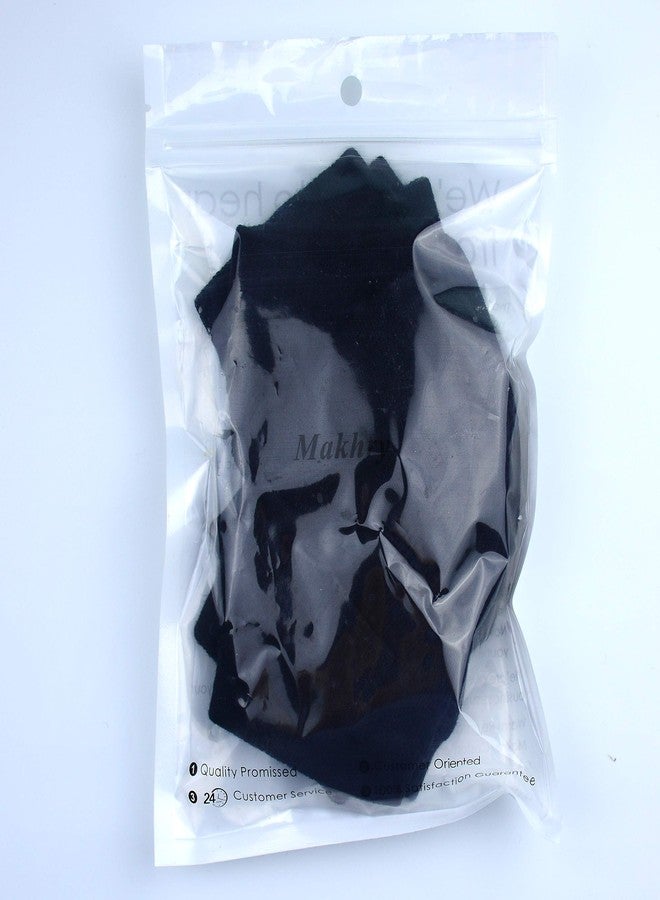 Makhry 2 Pairs Moisturizing Silicone Gel Heel Socks for Dry Hard Cracked Skin Open Toe Comfy Recovery Socks Day Night Care (Black) - Image 5