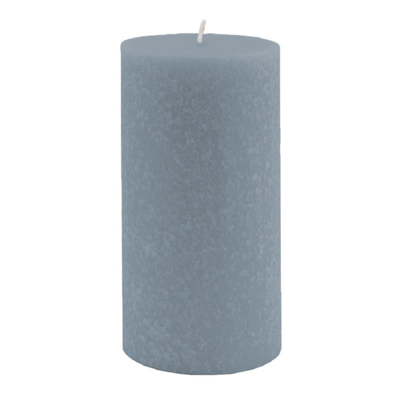 Root Candles Unscented Candles Premium Beeswax Blend Pillar Candle 3 x 6Inch Williamsburg Blue