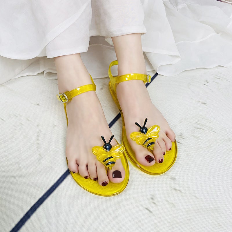 Y2 Jelly Sandals Round Toe PVC Beach Sandals - Image 4