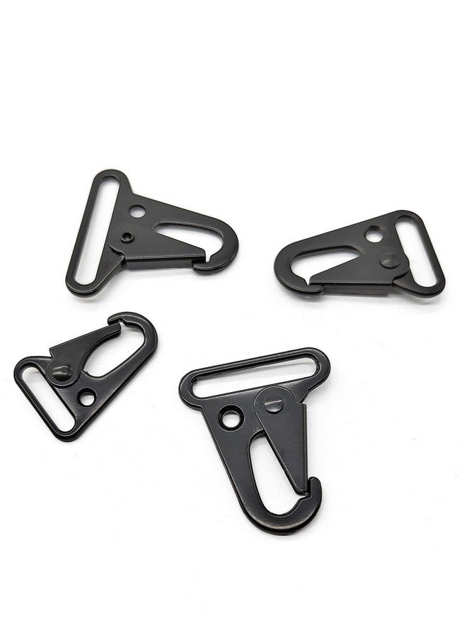 fujiyuan Fujiyuan 10PCS 0.75"/1"/1.25"/1.5" Enlarged HK Clips Heavy Duty Snap Hooks Sling Clips for Paracord Sling Outdoors Bag Backpack,Mini Carabiner Keychain (1"/25mm) - Image 1