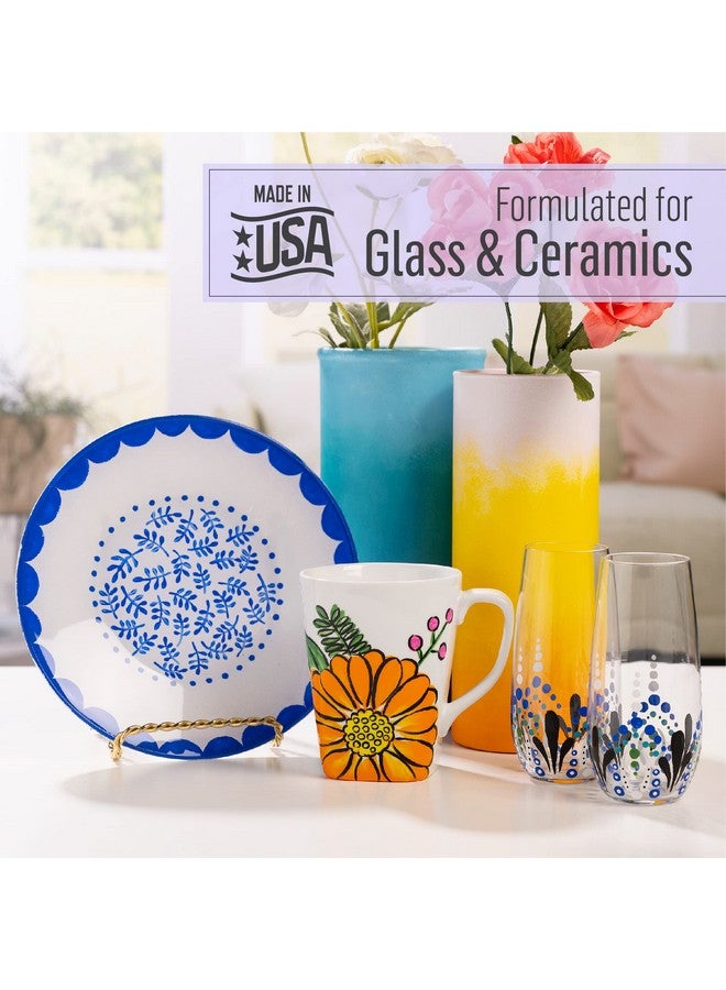 فولك آرت طلاء مينا لامع وطلاء معدني بألوان متنوعة (2 أونصة) 2798 ذهبي لامع - Image 2