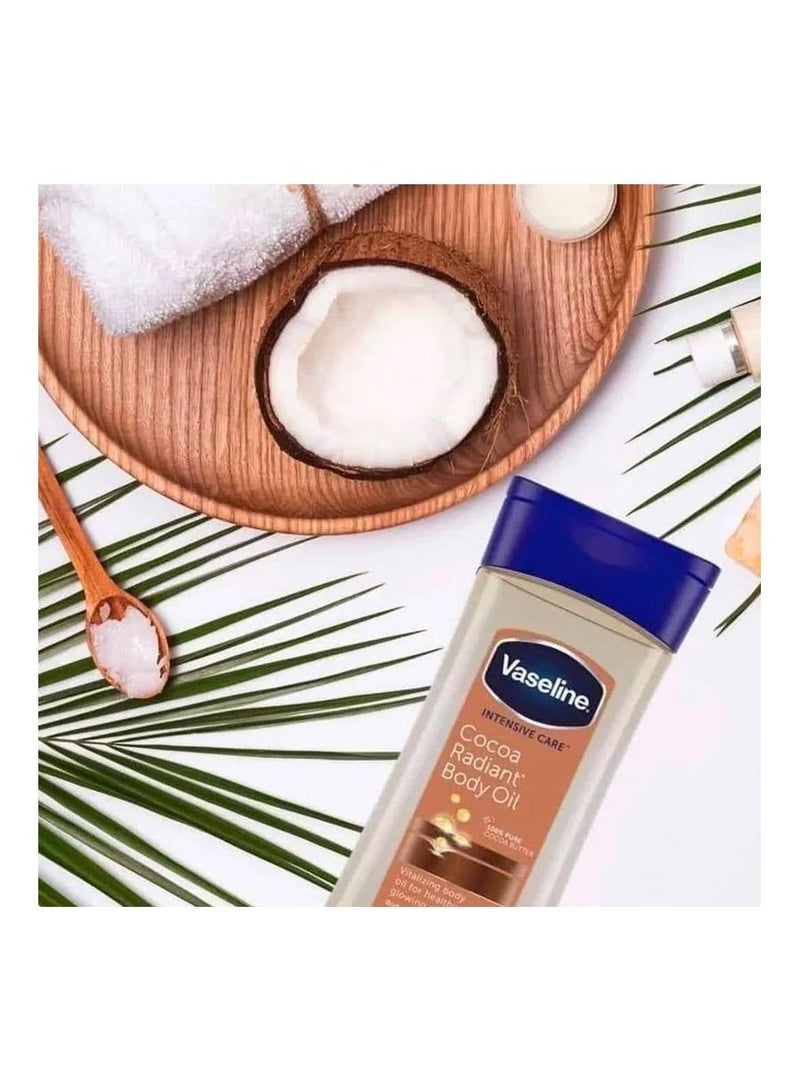 فازلين جل زيتي بالكاكاو لإشراقة الجسم من فازلين 200مل - Image 4