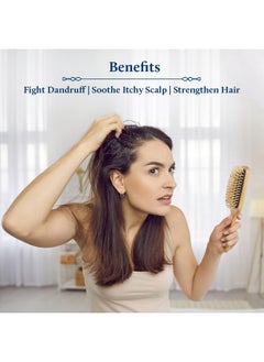 Blue Nectar Blue Nectar Anti Dandruff and Healthy Scalp Hair Cleanser Shampoo with Bhringraj, Shikakai, Suitable for Colored Hair, Dry Frizzy Hair | Plant Based Alternate to Salicyclic Acid (10 Herbs, 200 ml)  - Image 3