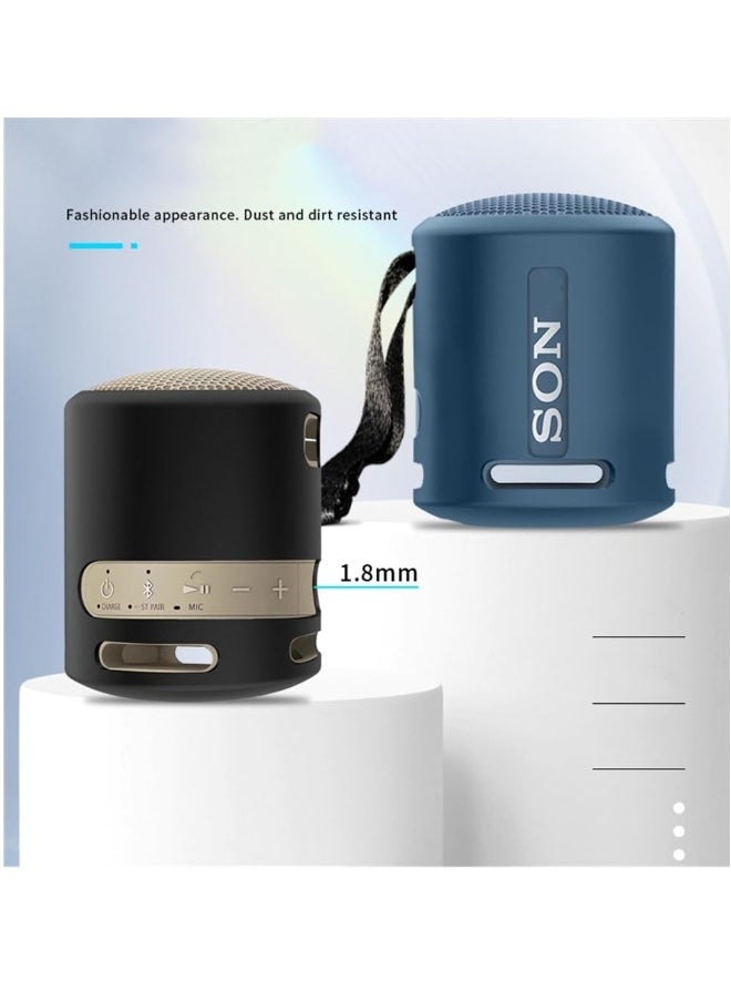 Generic Silicone Case for Sony SRS-XB100 XB13 Portable Speaker Protective Cover Shockproof Dustproof Shell for SRS-XB100 XB13 Audio Accessories (Black)  - Image 3