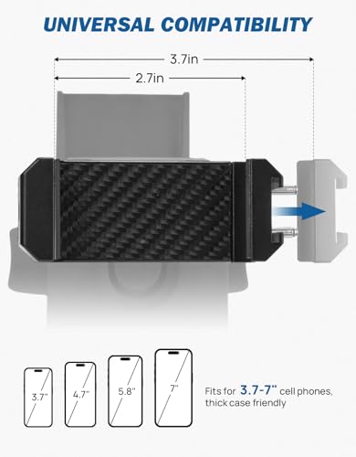 JOYTUTUS Cubby Phone Mount Cubby Storage Compatible with Ford Maverick 2024 2023 2022 Truck Dash Cubby Insert Phone Holder & Storage Box Kit - Image 5