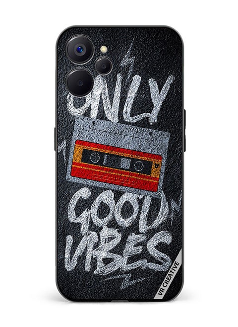 Protective Case Cover For Realme 10 5G Only Good Vibes Design Multicolour
