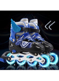 Gerenic Adjustable Inline Skates for Kids and Adults, Inline Skates with Illuminated Wheels for Outdoor and Indoor Play  - Image 4