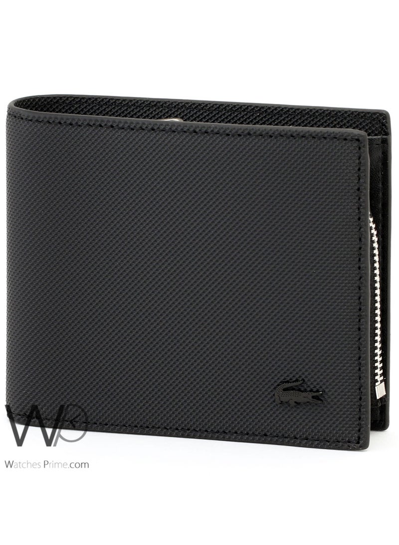 LACOSTE Black Lacoste Men's Wallet - Image 1