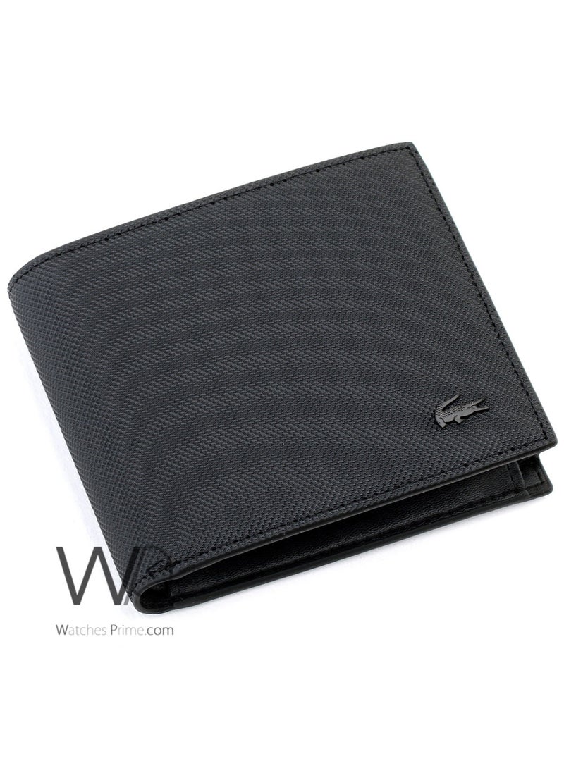 LACOSTE Black Lacoste Men's Wallet - Image 5