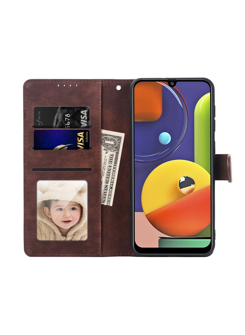Suteni Flip Cover Leather Protective Hidden Card Slots Phone Case for iPhone - Image 2