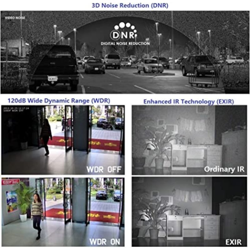كاميرا DS-2CD2143G2-IU Acusense 4MP IP كاميرا 2.8 مم PoE مع ميكروفون مدمج للصوت، خارجي، H.265+ اكتشاف الإنسان، دعم ترقية البرامج الثابتة، متوافقة مع Hik Vision NVR، تطبيق Hik-Connect - Image 4