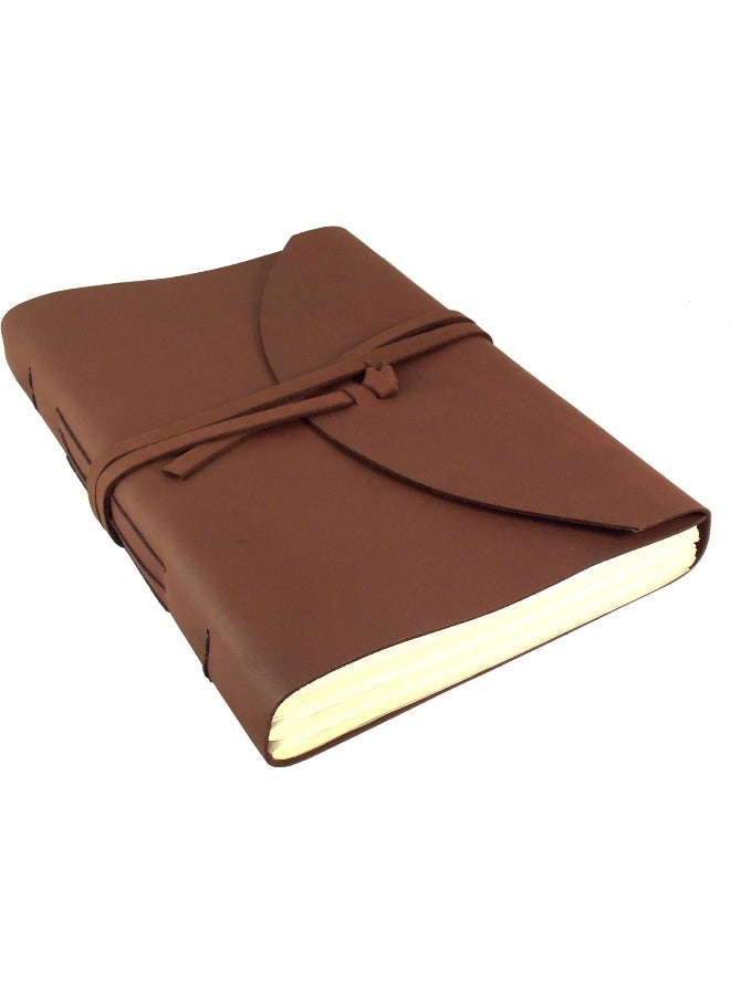 Rustic Ridge Leather Large Genuine Leather Legacy Photo Album with Gift Box  9x 12  Scrapbook Style Pages  Holds 200 4x6 or 5x7 Photos - Image 3