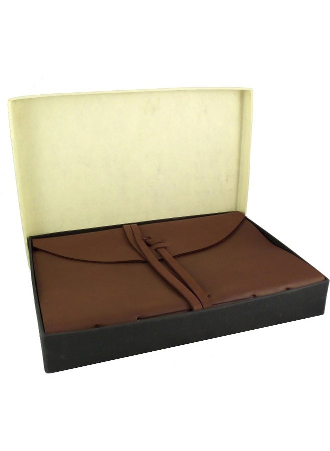 Rustic Ridge Leather Large Genuine Leather Legacy Photo Album with Gift Box  9x 12  Scrapbook Style Pages  Holds 200 4x6 or 5x7 Photos - Image 5