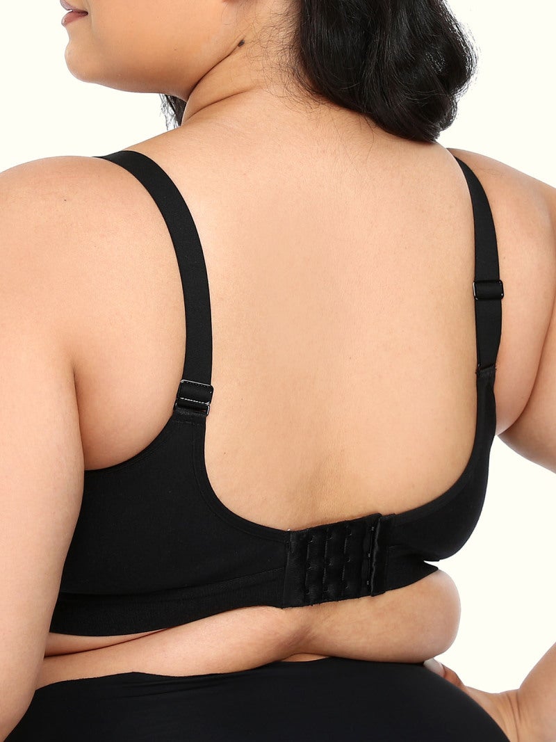 Women Plus Size Bra Full Coverage Wirefree Comfort Bralettes - Image 4