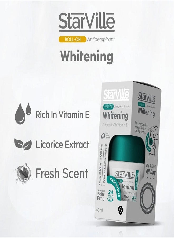 starville - Whitening Roll on Fresh Breeze 60ml - Image 1