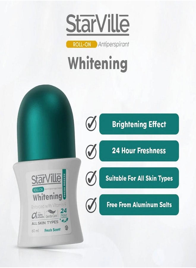 starville - Whitening Roll on Fresh Breeze 60ml - Image 1