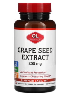 Olympian Labs Grape Seed Extract 200 mg 100 Vegetarian Capsules 