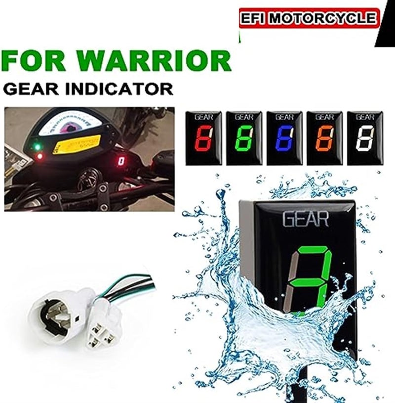 Wivplex Motorcycle Gear Indicator for Warrior 2002-2012 - Image 4