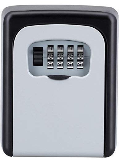 SEVIA SEVIA Digital Key Safe BoxKey Safe Lock Box Outdoor Storage Box with Resettable Code Combination Password Security Lock 