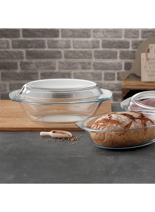 SIMAX Oval Casserole With Lid,Clear - Image 4