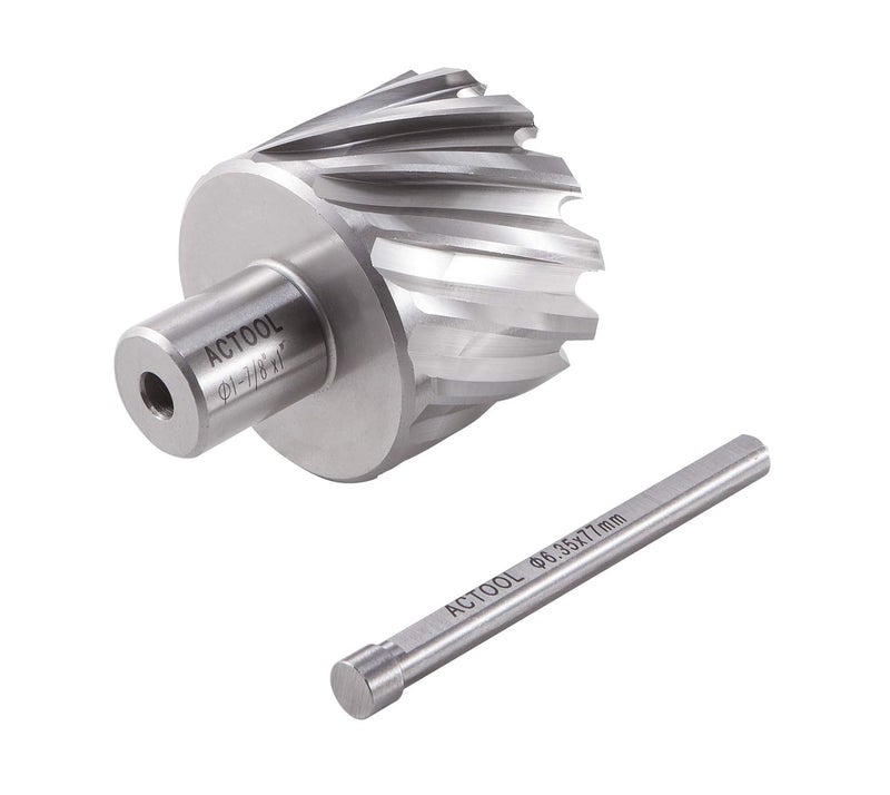ACTOOL 1-7/8" Diameter × 1" Depth of Cut HSS ANNULAR Cutter with 3/4'' Weldon Shank - Image 3
