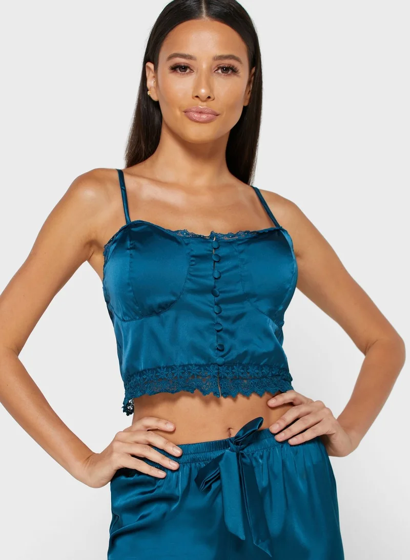 ELLA 4 In 1 Nightdress Robe Pyjama Shorts Set