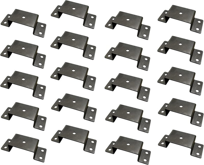 Heavy Duty Bolt-On 2x4 Steel Stake Pockets for Trailer & Truck (20)