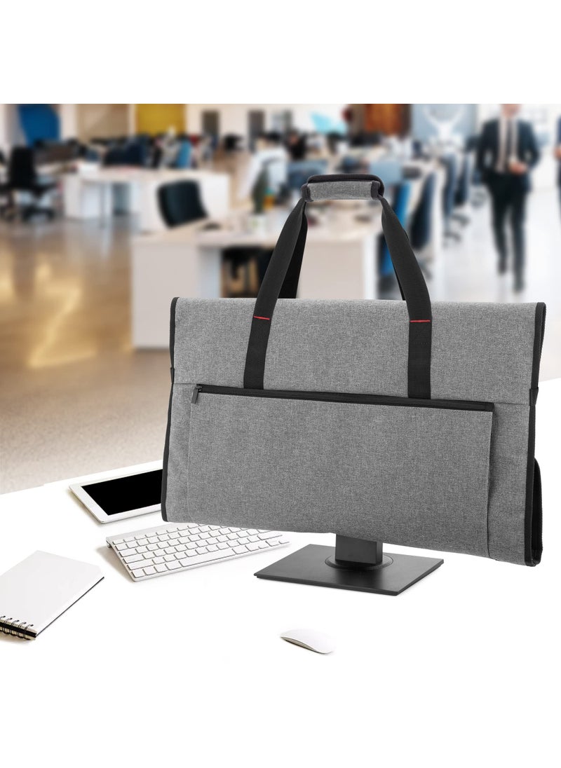 Trunab Trunab Travel Carrying Case for 27" LCD Screens and Monitors, With Padded Velvet Lining, Protective Monitor Bag Compatible With iMac 27" and Accessories, Grey (Patented Design)  - Image 5